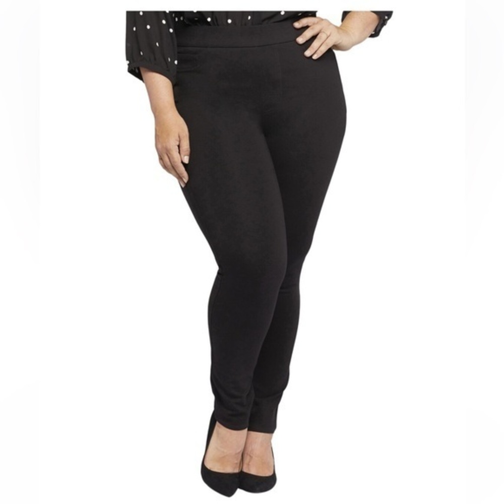 NYDJ Womens Plus Modern Black Legging Jean NWT Size 5XL